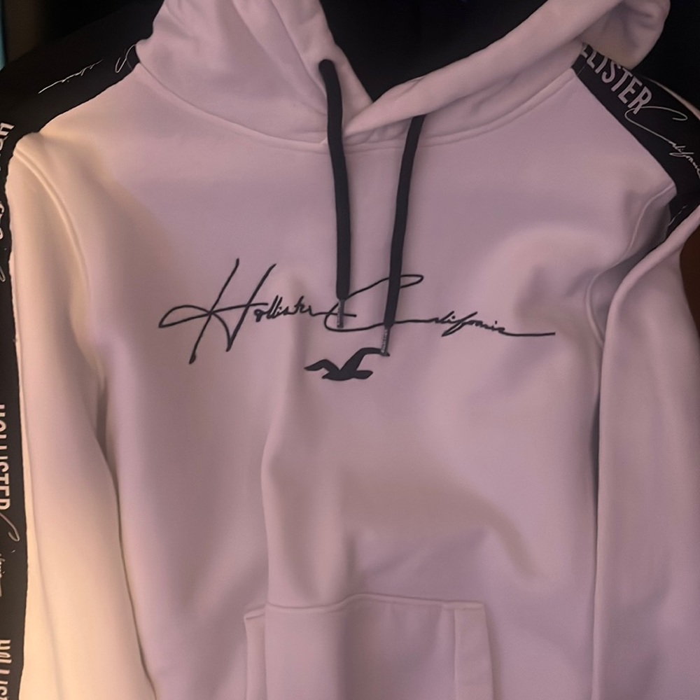 Hollister sweatshirt, runs a little big for a x small